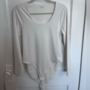 White long sleeve body suit